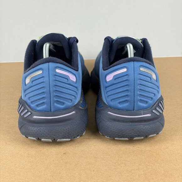 Brooks Adrenaline GTS 22 Athletic Running Shoes Womens 10 Blue White Low Top - Picture 4 of 12